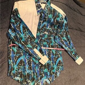 Vintage Slammer’s Western Button-down Collared Shirt size Large